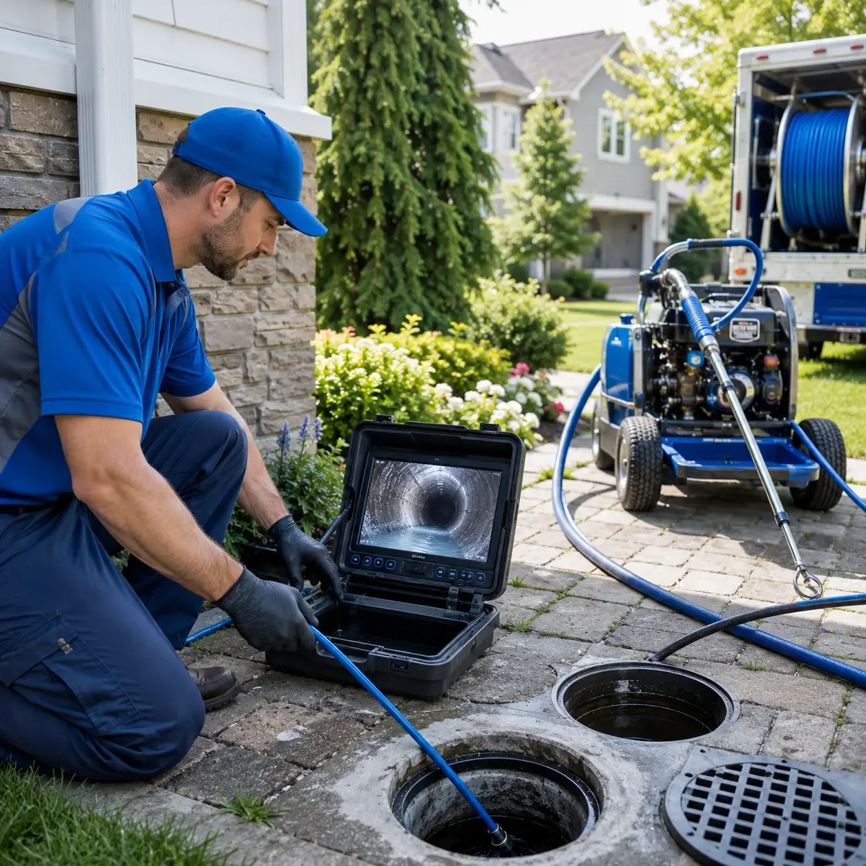 Outdoor drain cleaning professionals serving Hanceville, AL